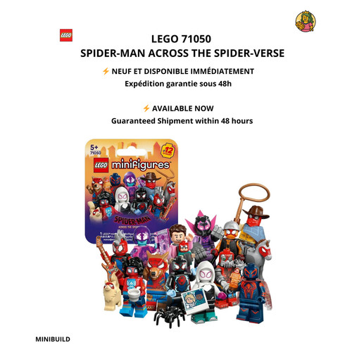 Lego minifigures 71050 - lego, spider