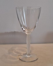 Bicchiere calice ACQUA Lalique originale modello Louvre vetro cristallo Francia