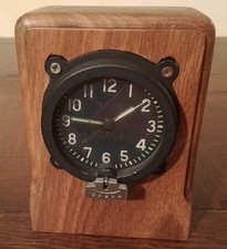 Orologio Carrarmato Russo 127-4C Mov. 8 Giorni Struttura In Legno Da Tavolo