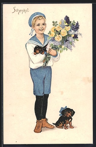 Cartolina artista franziska - cartolina,