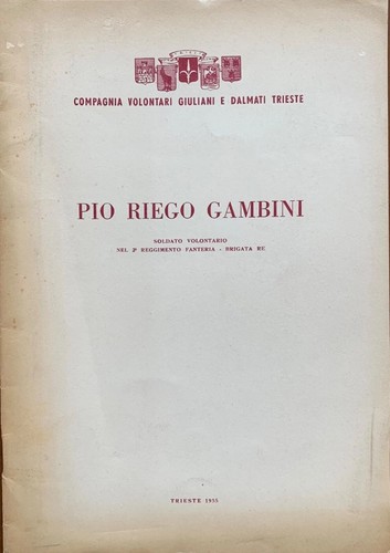 Pio riego gambini soldato - riego,