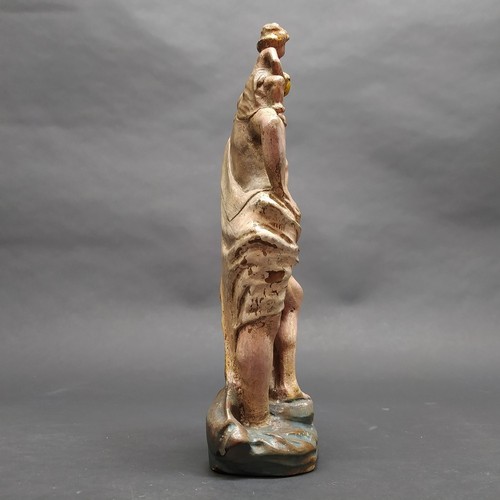 Statuetta legno san - in,