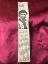 Autografo originale MARINO PALESE-US Lecce Anni 80-da Collezione-IN PERSON 