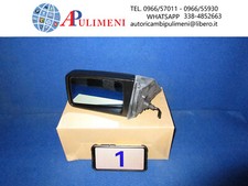 SPECCHIO RETROVISORE SX MECCANICO NERO MERCEDES 190 W201 83- 93 W124 85- 89