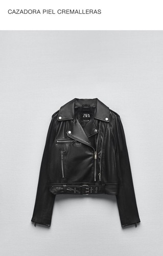Nwt zara leather jacket - zara,
