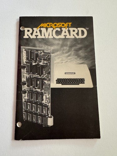 Vintage microsoft ramcard - vintage!,