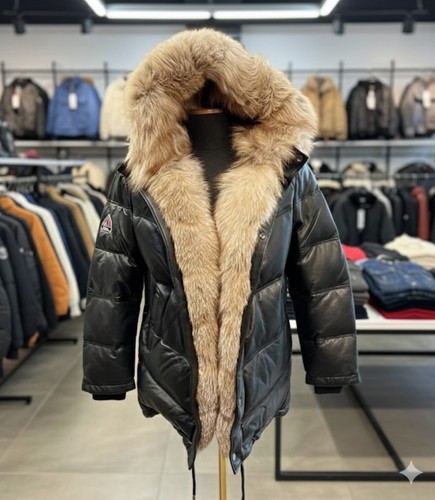 Parka uomo piumino oca pelle - d'oca,