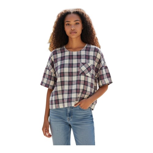Top donna zara quadri the - donna,