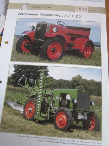 Trattore zettelmeyer 1936 - z1,