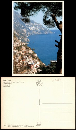 Cartolina positano panorama - cartolina,