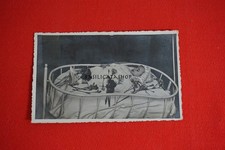 Vecchia foto Bambino neonato defunto in culla morto funerale