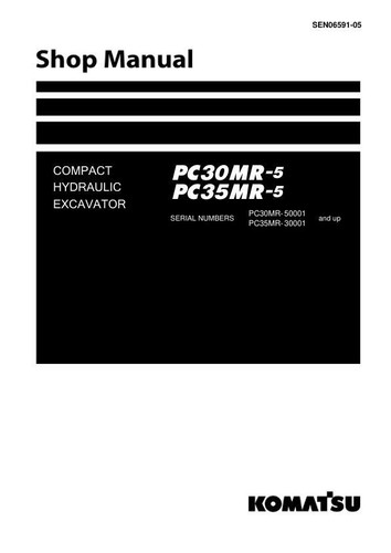 Komatsu pc30mr pc35mr 5 - komatsu, pc35mr-5