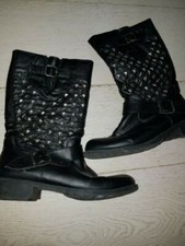 Stivali donna ecopelle bassi 37