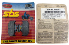 YAMAHA TT 600 SUZUKI RM 250 KAWASAKI KX 500 PASTIGLIE FRENO POSTERIORE BRAKE PAD