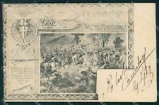 Militari IV Reggimento Genova Cavalleria Volta Mantovana cartolina XF2016