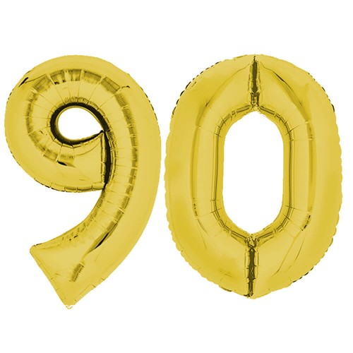 Palloncino foil cm oro - in,