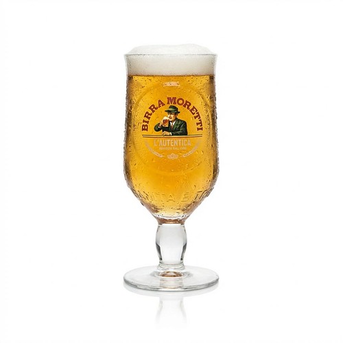 Bicchiere birra moretti - bicchiere,