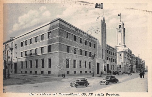 Cartolina bari palazzo - palazzo, del