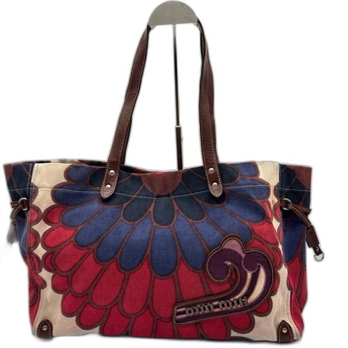 Borsa tote vintage floreale