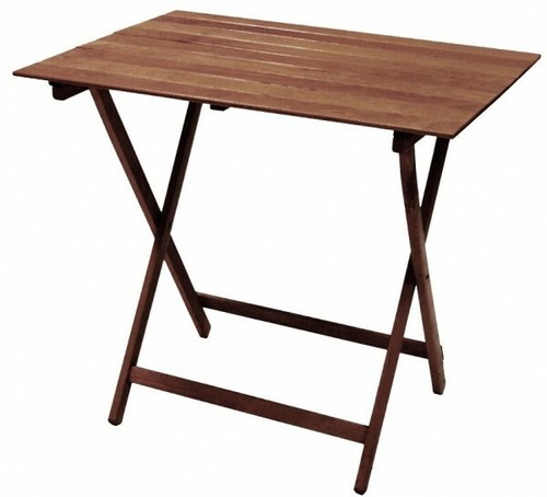 Tavolo pieghevole legno - , noce