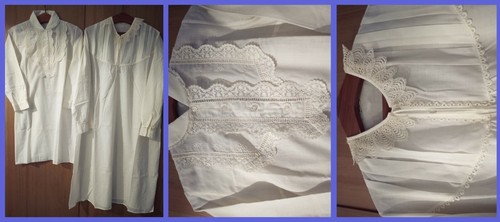 Camicie notte terital cotone - 2, terital/cotone