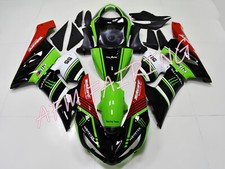 Kit carenatura carrozzeria iniezione ABS verde nero rosso pannello per Ninja ZX-6R 05-06