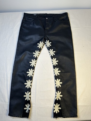 Pantaloni pelle grunge - pantaloni,
