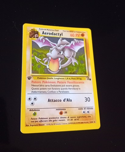 Pokemon fossil edizione - pokemon, 1°