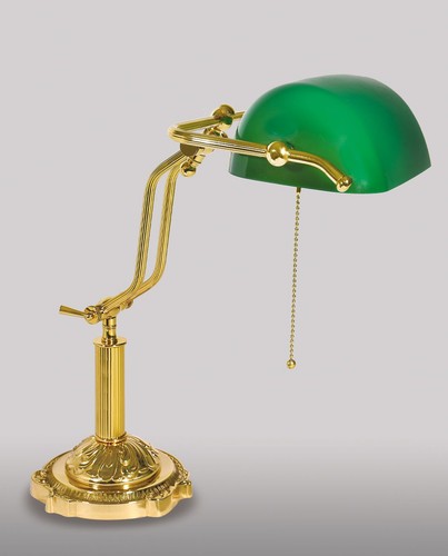 Lampada scrivania ottone - lampada,