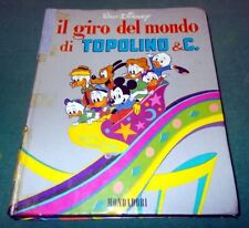 Cartonato Walt Disney "IL GIRO del MONDO di TOPOLINO & C." Prima edizione 1963