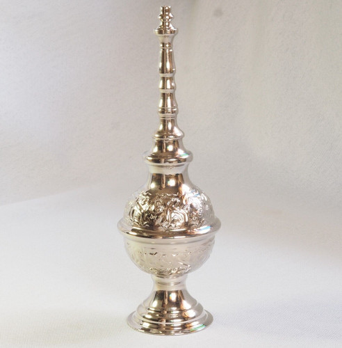 Bottiglia profumo argento