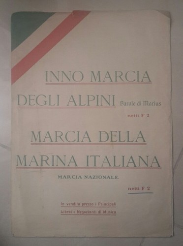 Spartito musicale inno - spartito,