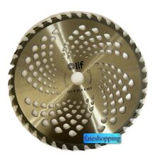 Disco per decespugliatore lama acciaio 40 denti tungsteno 255 x 25,4 eco