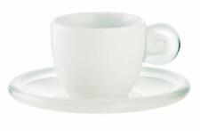 Guzzini Gocce Set 6 Tazzine Caffe con Piattino, Porcellana, 6 unità (Confezione