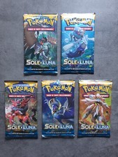 Carte pokémon bustine sole - carte, e