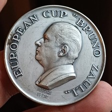 Vecchia Medaglia In Metallo Bianco 1965 Roma Mm 50 Alta Conservazione Lotto 586