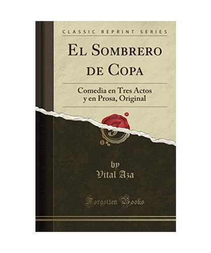 Sombrero copa comedia - sombrero, de