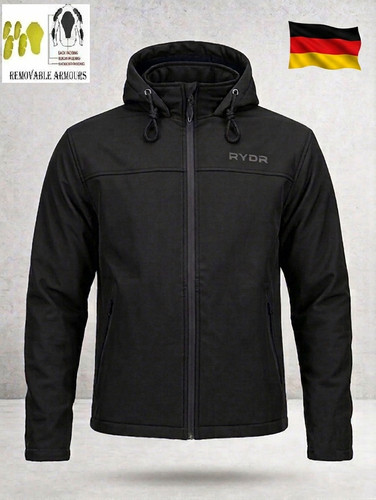 Giacca moto uomo nera - giacca,