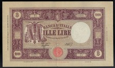 Italy - 1000 Lire 1943 Pick 62