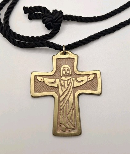 Collana corda nera con - corda,