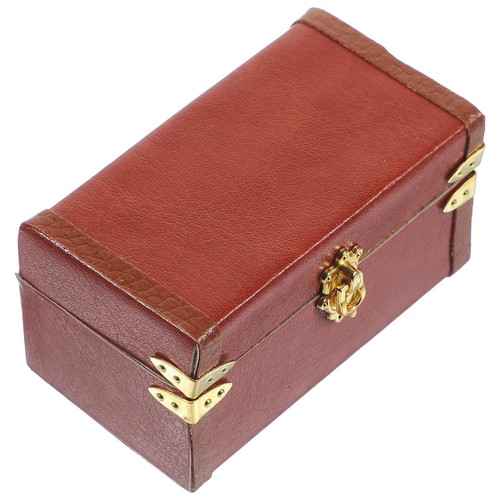 Miniature wooden suitcase - wooden,
