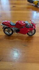 Modellino Moto Ducati 996, rossa, senza scatola, usato, difetti vedi descrizione