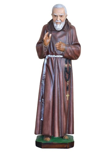 Padre pio resin statue cm - pio, 80
