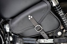 Borsa moto laterale cuoio - borsa,