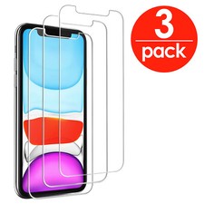 3 Pz Pellicola vetro temperato Per iPhone 8/X/XR/11/12/13/14/15/SE/Plus/Max/Pro