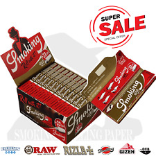 Cartine Smoking Gold Lunghe Oro King Size E Filtri in Carta 24 Libretti