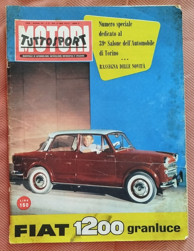 Tuttosport motori 1957 salone - motori,