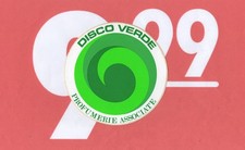 Adesivo Vintage Sticker Aufkleber Autocollant DISCO VERDE Profumerie Associate