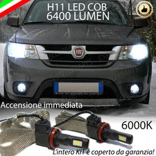 KIT FULL LED FIAT FREEMONT LAMPADE ANABBAGLIANTI LED H11 6000K 100% NO ERROR
