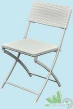 SEDIA BIANCO POLYRATTAN